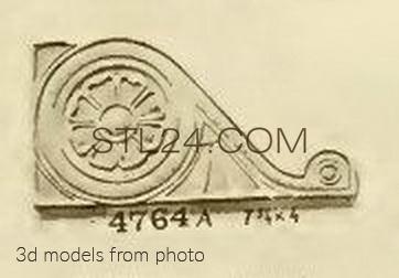 Кронштейны (CORBEL_1096 -  | 3D model 3DSMAX / OBJ / STL) 3D модель для ЧПУ станка